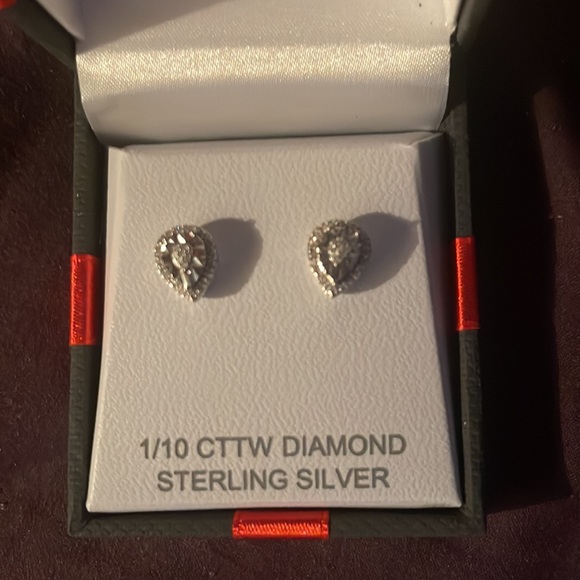 Earrings Diamond Stub - Picture 3 of 3